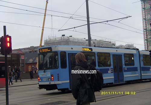 Monorail di Oslo.