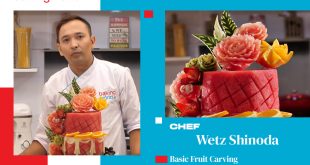chef wetz shinoda- cara mudah mengukir buah