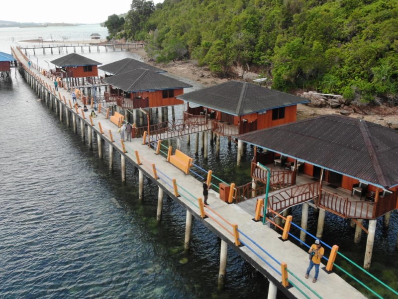 Kamar-kamar di Labun Island Resort