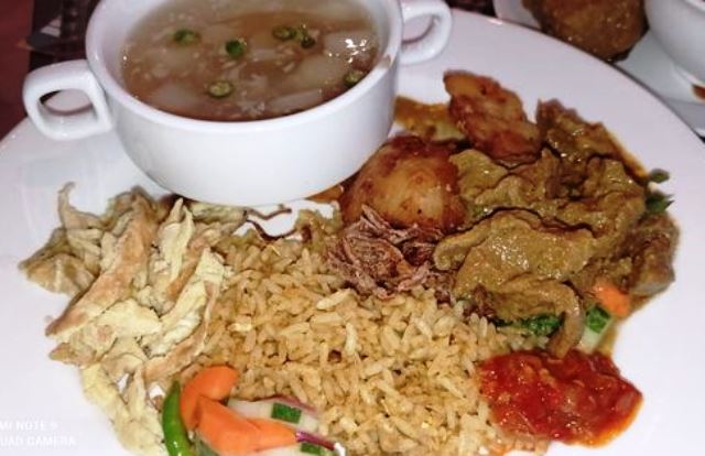 Nasi goreng kambing Turki Hotel Santika