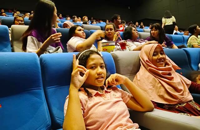 Suasana di teater 6 CGV Grand Mall Batam